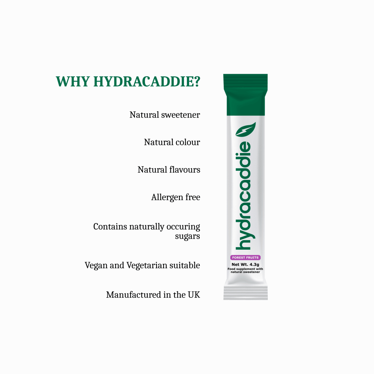 Electrolytes Sample - Forest Fruits - Hydracaddie