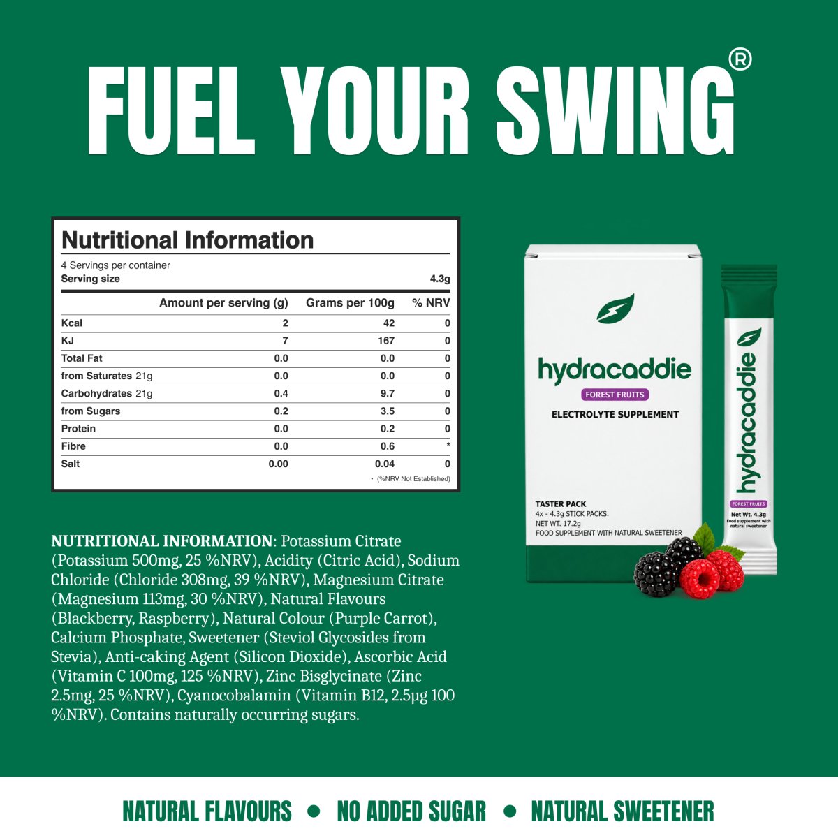 Electrolyte Sample - Forest Fruits
